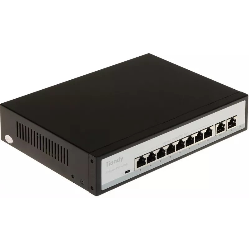 POE LANG 8-Port PoE Switch 10/100 Mbps 120W
