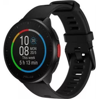 Polar Pacer GPS Running Watch - Night Black - S/L Strap - 1,2 inch MIP Display - 32MB - Bluetooth