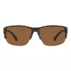 Polaroid Ancillaries PLD9007SV08 Unisex saulesbrilles - Melns rāmis, Pelēkas polarizētas lēcas
