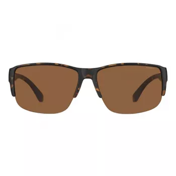 Polaroid Ancillaries PLD9007SV08 Unisex saulesbrilles - Melns rāmis, Pelēkas polarizētas lēcas