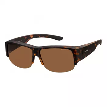 Polaroid Ancillaries PLD9007SV08 Unisex saulesbrilles - Melns rāmis, Pelēkas polarizētas lēcas