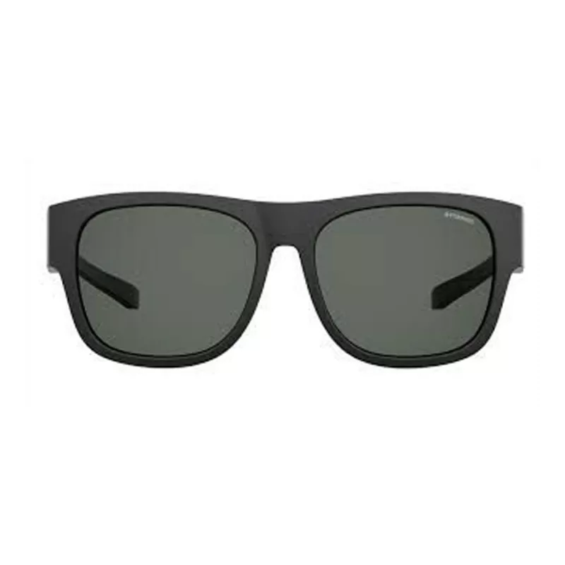 POLAROID ANCILLARIES PLD9010S003 Unisex taisnstūra saulesbrilles - Melna/Pelēka - Polarizētas UV400