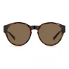 Polaroid Ancillaries PLD9017S086 Unisex saulesbrilles - Havana/Bruņurupuča krāsas rāmis, Brūnas polarizētas lēcas