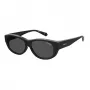 Polaroid Ancillaries PLD9020S08A Unisex Bērnu Saulesbrilles - Melns Rāmis, Pelēkas Polarizētas Lēcas