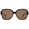 Polaroid Ancillaries PLD9021S086 Unisex saulesbrilles - Havanas bruņurupuča rāmis, brūnas polarizētas lēcas