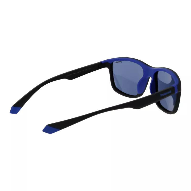 POLAROID Vīriešu saulesbrilles PLD2153S580VK - Melns rāmis, pelēkas polarizētas lēcas 58mm