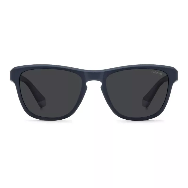 Polaroid vīriešu PLD2168S4NZ taisnstūra polarizētas saulesbrilles - melna/pelēka