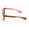 POLAROID vīriešu PLD6062-FS-86 taisnstūrveida polarizētas saulesbrilles - Havana rāmis, brūna lēca