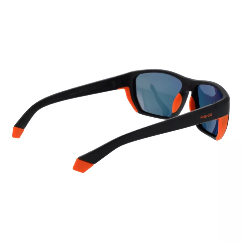 Polaroid vīriešu saulesbrilles PLD7057S60RC2 - taisnstūra polarizētas 60 mm lēcas