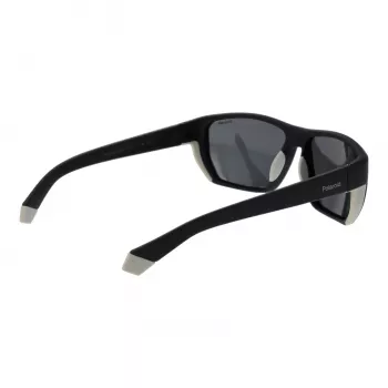 Polaroid PLD 7057/S Vīriešu Polarizētas Saulesbrilles - Melns Rāmis Pelēkas Lēcas 60mm
