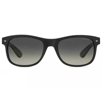POLAROID PLD1015SDL5LB Vīriešu polarizētās saulesbrilles - Matēts melns rāmis, pelēkas lēcas, 53 mm