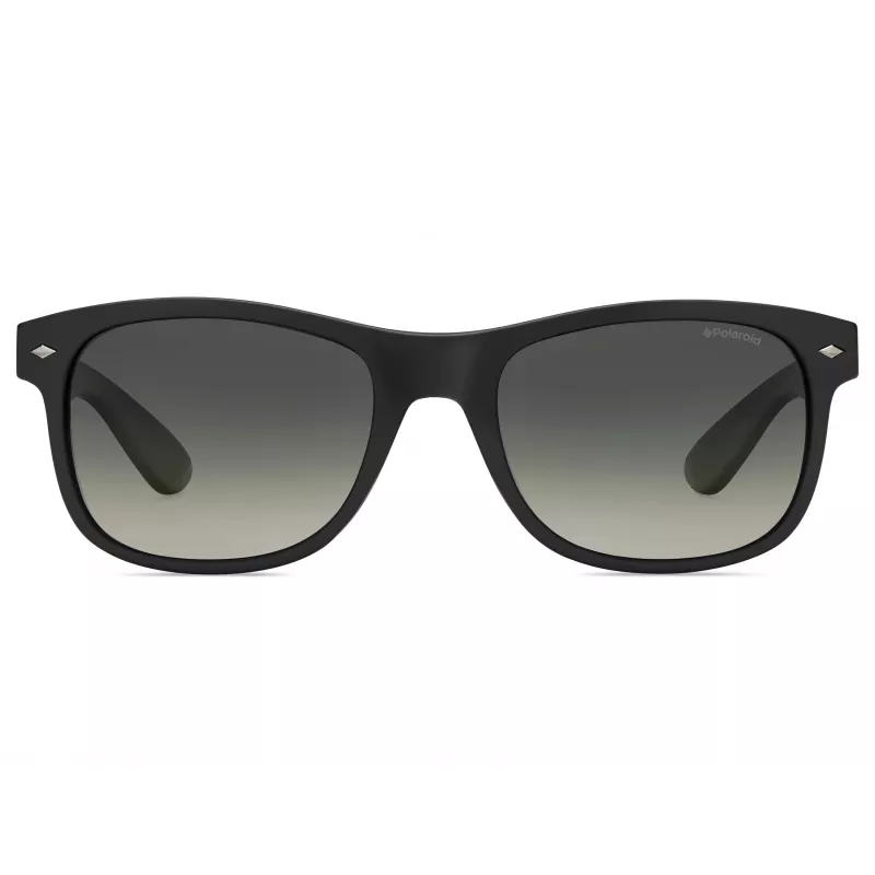 POLAROID PLD1015SDL5LB Vīriešu polarizētās saulesbrilles - Matēts melns rāmis, pelēkas lēcas, 53 mm