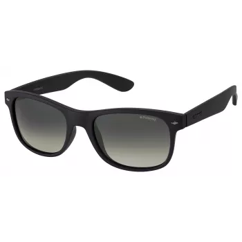 POLAROID PLD1015SDL5LB Vīriešu polarizētās saulesbrilles - Matēts melns rāmis, pelēkas lēcas, 53 mm