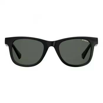 POLAROID PLD1016SNEW80 Vīriešu polarizētas saulesbrilles - Melns rāmis, pelēkas lēcas 50mm