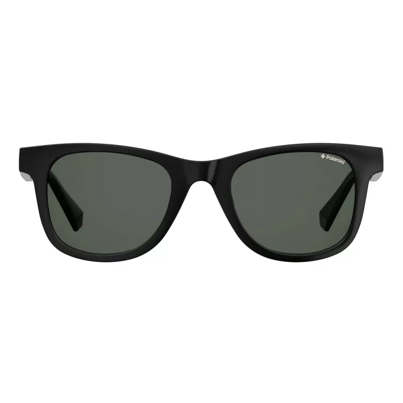 POLAROID PLD1016SNEW80 Vīriešu polarizētas saulesbrilles - Melns rāmis, pelēkas lēcas 50mm