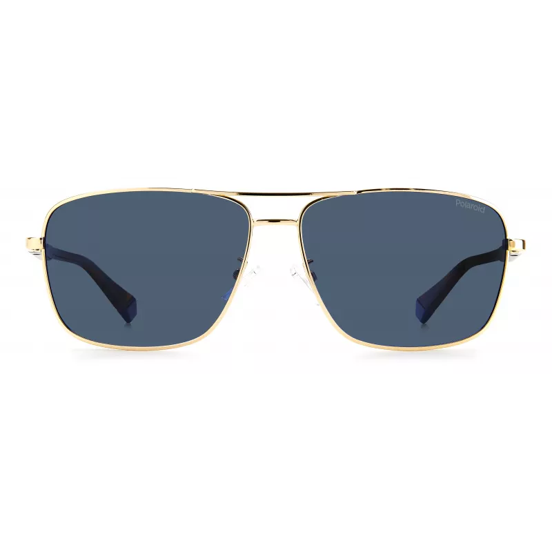 POLAROID PLD2119GSJ5GC Vīriešu Aviator Saulesbrilles - Zelts Rāmis Zaļas Polarizētas Lēcas