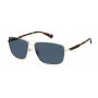 POLAROID PLD2119GSJ5GC Vīriešu Aviator Saulesbrilles - Zelts Rāmis Zaļas Polarizētas Lēcas