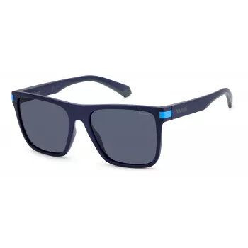 POLAROID PLD2128SFLL Unisex Saulesbrilles - Kvadrātveida Polarizētas UV400 - 55/17/140 mm