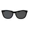 Polaroid PLD2133S08AM9 Unisex taisnstūra saulesbrilles - Melns rāmis, pelēkas polarizētas lēcas 56mm
