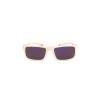 Polaroid PLD2134SIXN Vīriešu taisnstūra saulesbrilles - Melns rāmis, pelēkas lēcas 56mm