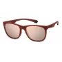 Polaroid PLD2140ST9H Unisex Saulesbrilles - Melns Rāmis, Pelēkas Polarizētas Lēcas, 55mm