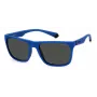 Polaroid PLD2141SDOF Unisex saulesbrilles - Havana rāmis, zaļas polarizētas lēcas - 57 mm
