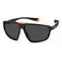 POLAROID PLD2142SRC2 Unisex taisnstūra saulesbrilles - Havannas rāmis, brūna polarizēta lēca