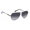 POLAROID PLD2145GSXKJ1 Vīriešu saulesbrilles Melns kvadrātveida rāmis Polarizētas pelēkas lēcas 62mm
