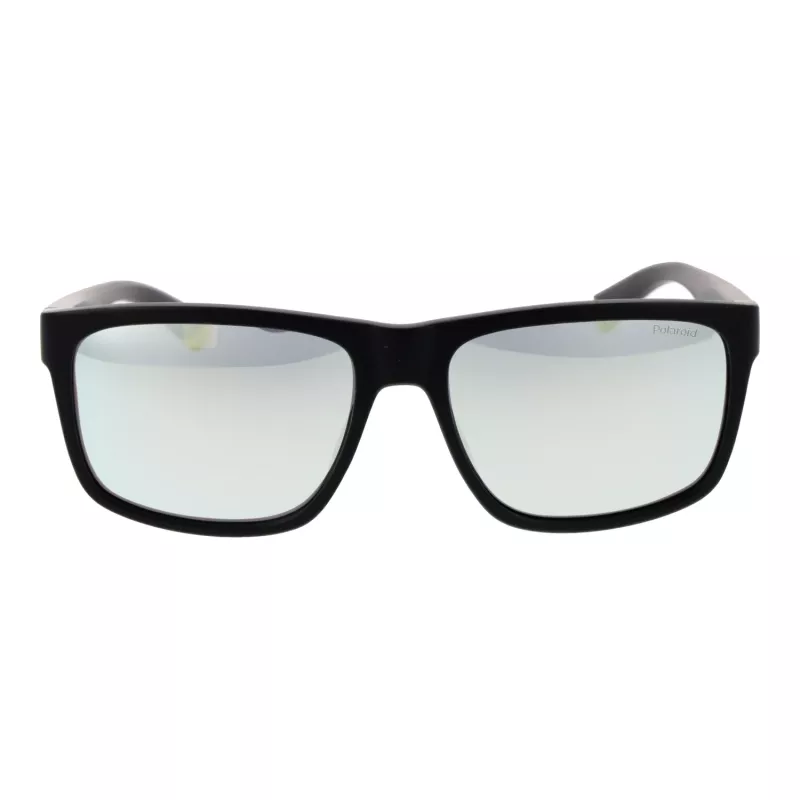 Polaroid PLD2149S5771C Vīriešu taisnstūra polarizētas saulesbrilles, Havana rāmis, Brūnas lēcas, 57mm