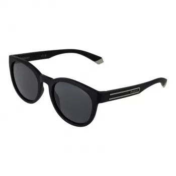 Polaroid PLD2150S5208A Unisex saulesbrilles - Havana rāmis, brūna polarizēta lēca - 52/20/140 mm