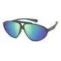 POLAROID PLD2151/S Unisex Saulesbrilles Havana Rāmis Zaļas Polarizētas Lēcas 62mm