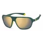 Polaroid PLD2152SDLD Unisex saulesbrilles - Taisnstūra polarizētas lēcas 59mm