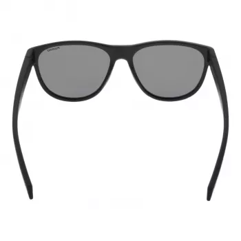Polaroid PLD2156S56003 Unisex taisnstūra saulesbrilles - melns rāmis, pelēkas polarizētas TAC lēcas, UV400 aizsardzība