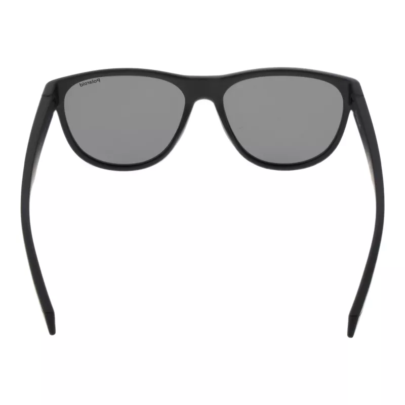 Polaroid PLD2156S56003 Unisex taisnstūra saulesbrilles - melns rāmis, pelēkas polarizētas TAC lēcas, UV400 aizsardzība