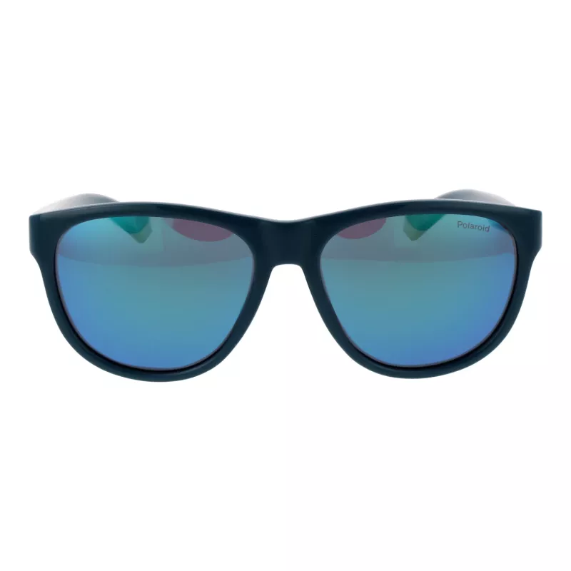 Polaroid PLD2156S56ZI9 Unisex taisnstūra saulesbrilles - Havana/Pelēkas polarizētas
