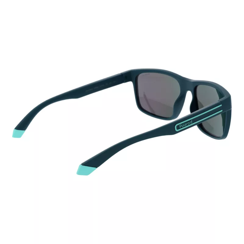 Polaroid PLD2157S57PYW Vīriešu taisnstūra Havana saulesbrilles ar zaļām polarizētām lēcām