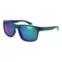 Polaroid PLD2157S57PYW Vīriešu taisnstūra Havana saulesbrilles ar zaļām polarizētām lēcām