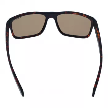Polaroid PLD2158S58HGC Vīriešu taisnstūra saulesbrilles - Melns rāmis, pelēkas polarizētas lēcas 58mm
