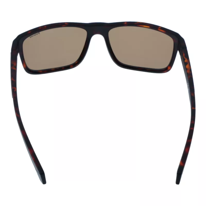 Polaroid PLD2158S58HGC Vīriešu taisnstūra saulesbrilles - Melns rāmis, pelēkas polarizētas lēcas 58mm