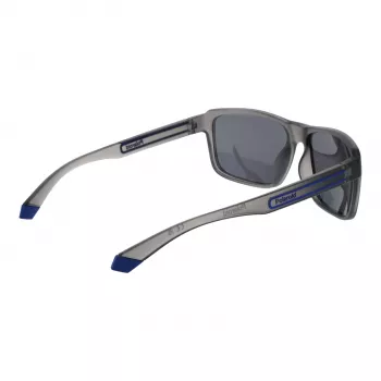POLAROID PLD2158S58RIW Vīriešu polarizētās saulesbrilles - Melns rāmis, pelēkas lēcas 58mm