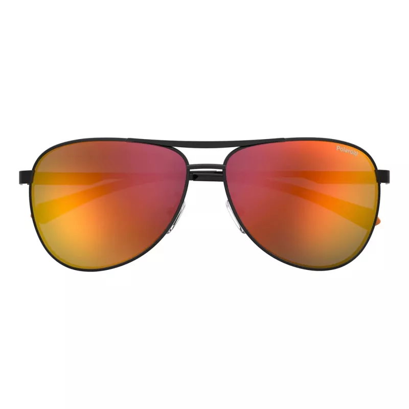 POLAROID PLD2160GSX807 Vīriešu polarizētās saulesbrilles - Melns rāmis, pelēkas lēcas 62mm
