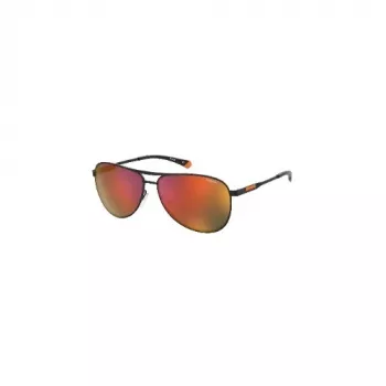 POLAROID PLD2160GSX807 Vīriešu polarizētās saulesbrilles - Melns rāmis, pelēkas lēcas 62mm