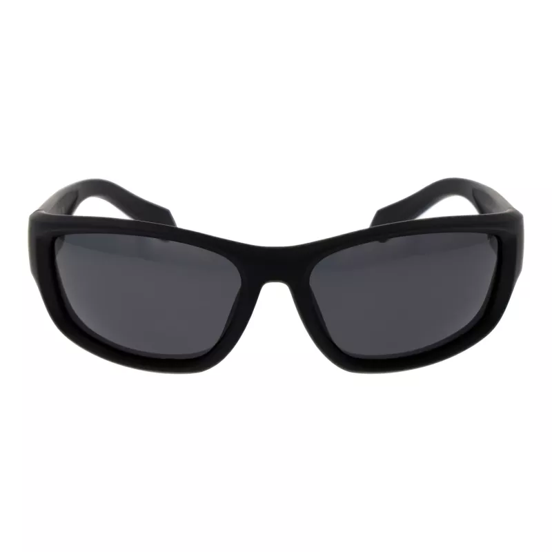 POLAROID PLD2166S62003 Vīriešu pilotveida saulesbrilles - Melns rāmis, Pelēka polarizēta lēca, 62mm