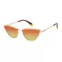 POLAROID PLD4102SDDB Sieviešu saulesbrilles - Havana brūns acetāta rāmis, brūnas polarizētas lēcas, 56 mm