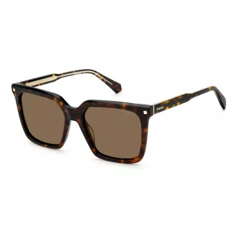 POLAROID PLD4115SX086F Sieviešu polarizētas saulesbrilles Havana 54mm