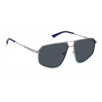 POLAROID PLD4118SX6LBC Vīriešu kvadrātveida saulesbrilles Havana Green Polarized UV400 59mm