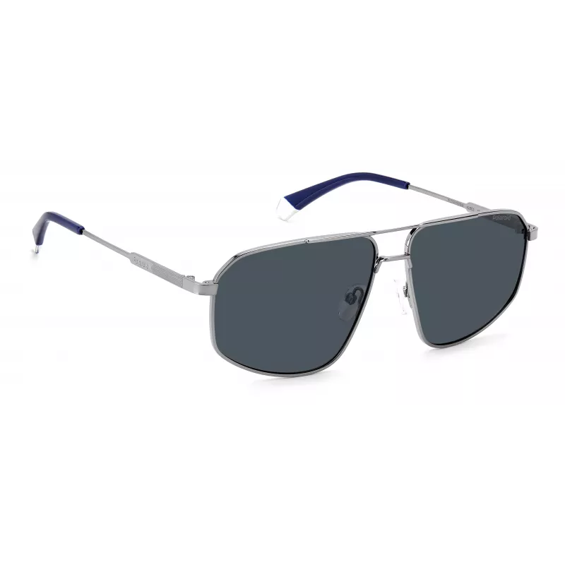 POLAROID PLD4118SX6LBC Vīriešu kvadrātveida saulesbrilles Havana Green Polarized UV400 59mm