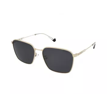 Polaroid PLD4120GSXLOJ Vīriešu saulesbrilles Havana rāmis Brūns gradienta polarizēts stikls 59mm