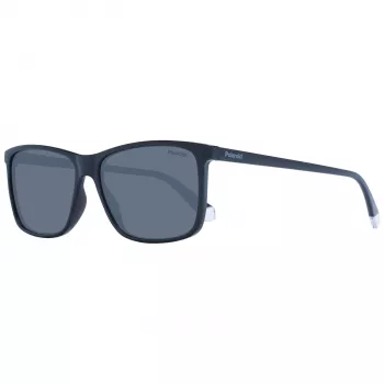 Polaroid PLD4137S58807 Vīriešu Havana taisnstūra polarizētas saulesbrilles