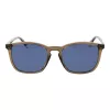 Polaroid PLD4139/S Vīriešu taisnstūra saulesbrilles - Havana rāmis, zaļa polarizēta lēca, 54 mm
